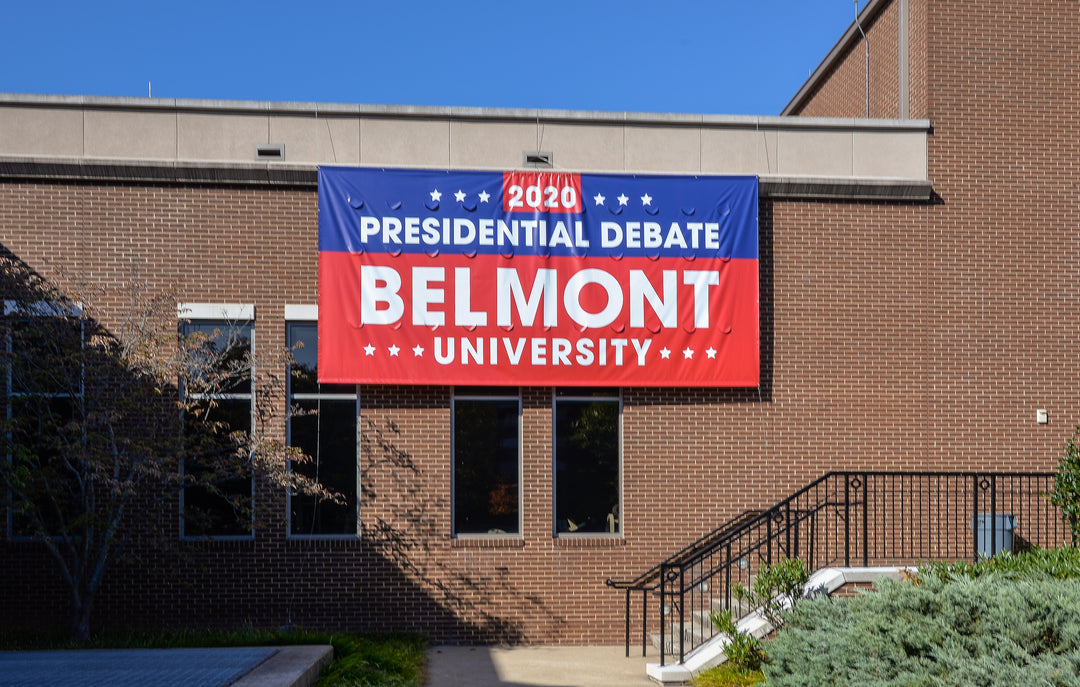 Impact Banners Custom Banner for Belmont Presidential Debate 2020