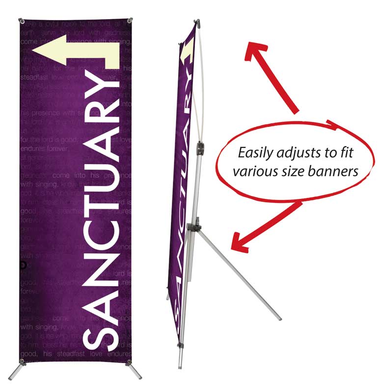 Deluxe Plastic X-Banner Stand