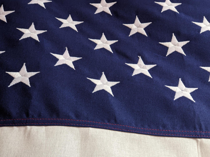 Sewn U.S. Flags Cotton
